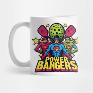 Pickleball POWER BANGERS Superheroes #4 Mug